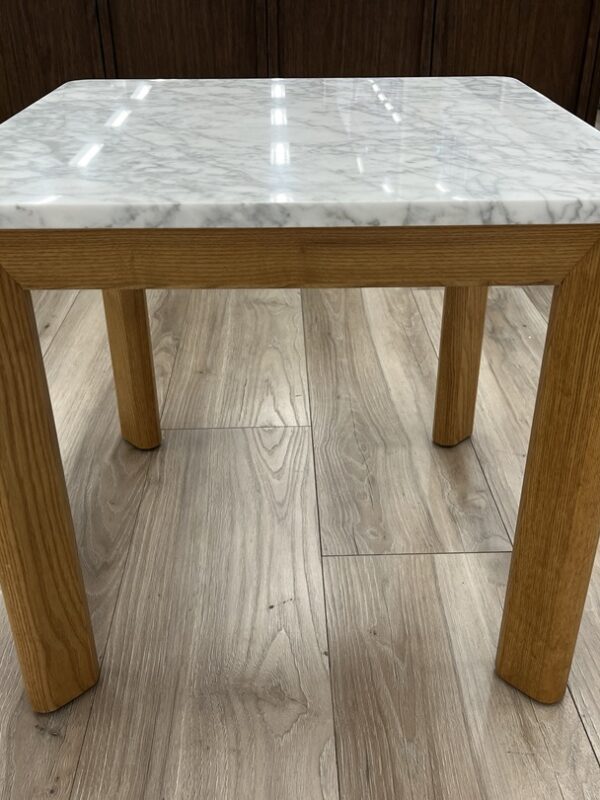 Marble Top Square Side Table