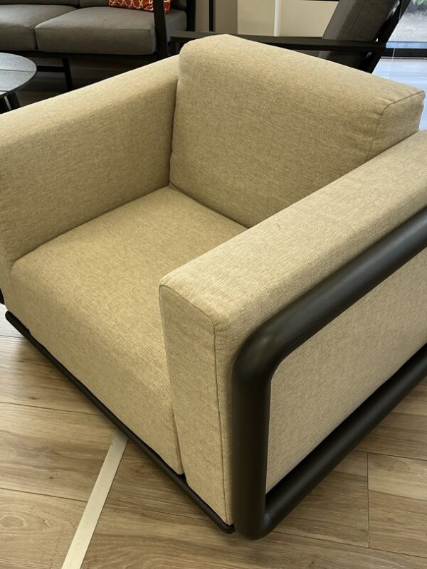 Dark Grey Outdoor Arm Chair