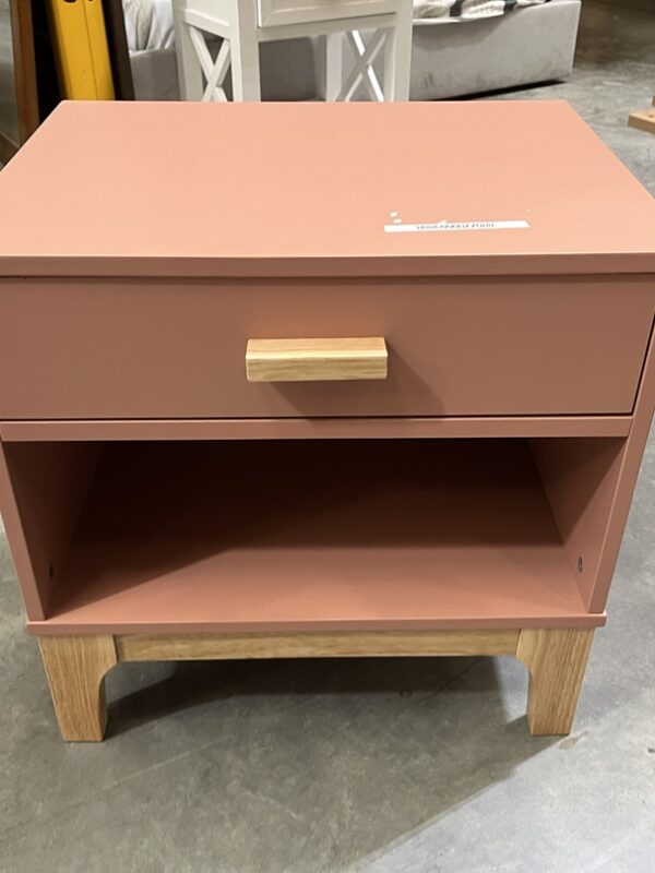 Kids Pink 1 Drawer Bedside
