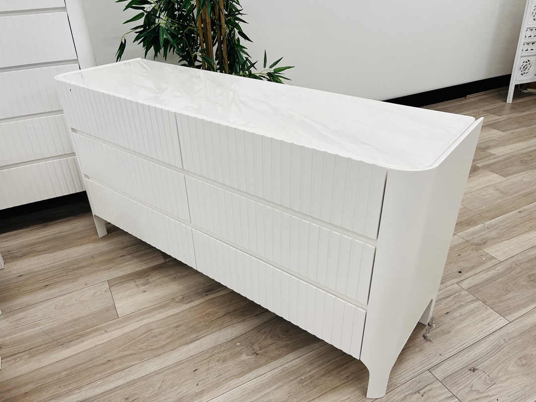 White 5pc Queen Complete Bedroom Package 5