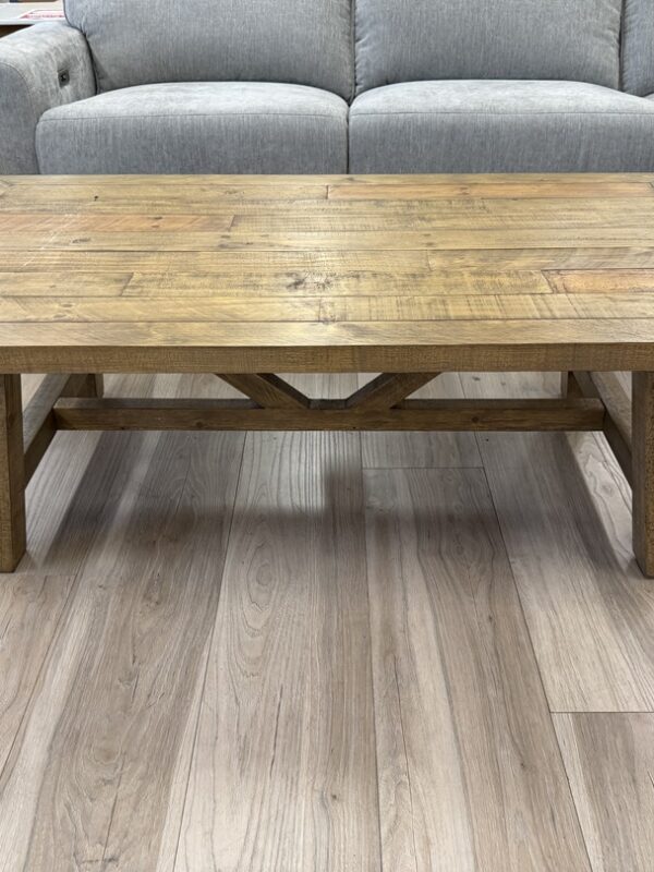 Natural Antique Wash Timber Coffee Table