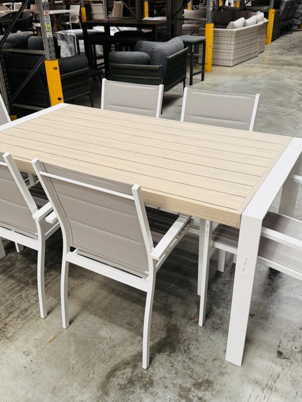 7pc Aluminium Outdoor Dining Setting