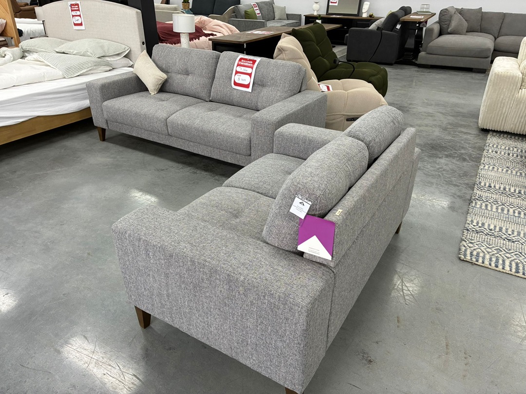 3 + 2 SEATER SOFA SET – GREY1