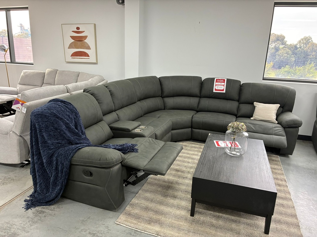 CORNER MODULAR WITH END RECLINERS – JET5