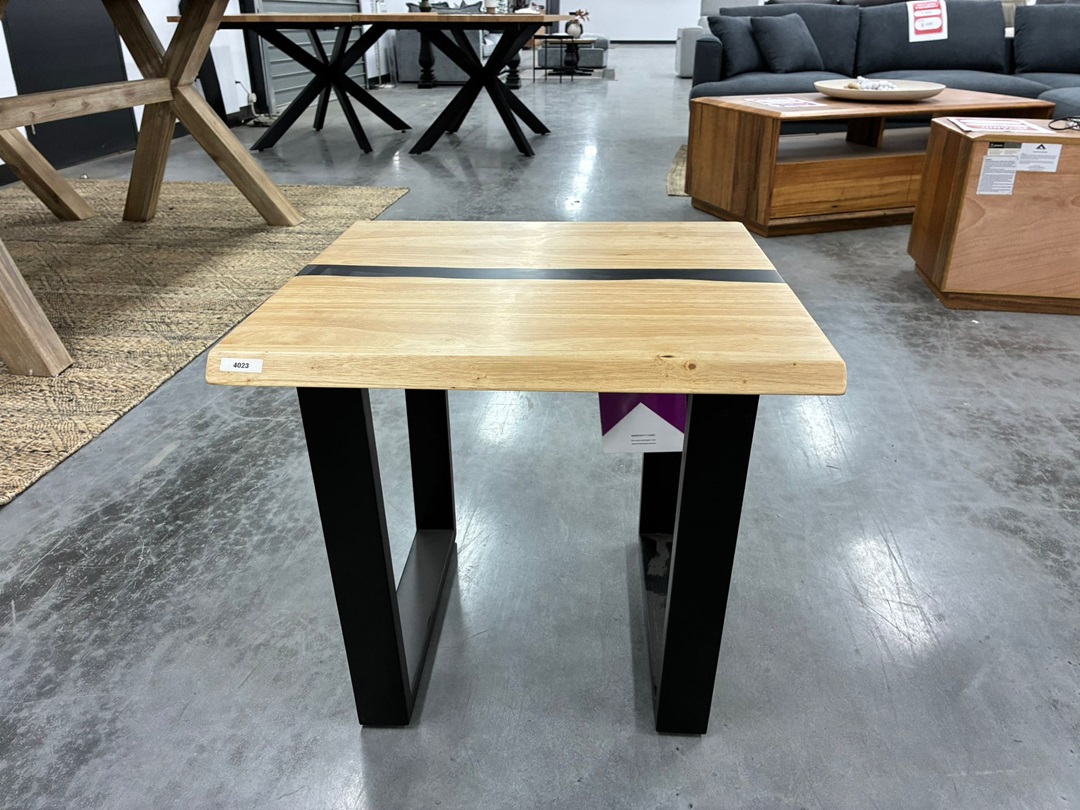 LAMP TABLE – NATURAL FINISH - 55 x 55 x 50 cm - WAS $400 — NOW ONLY $275-2
