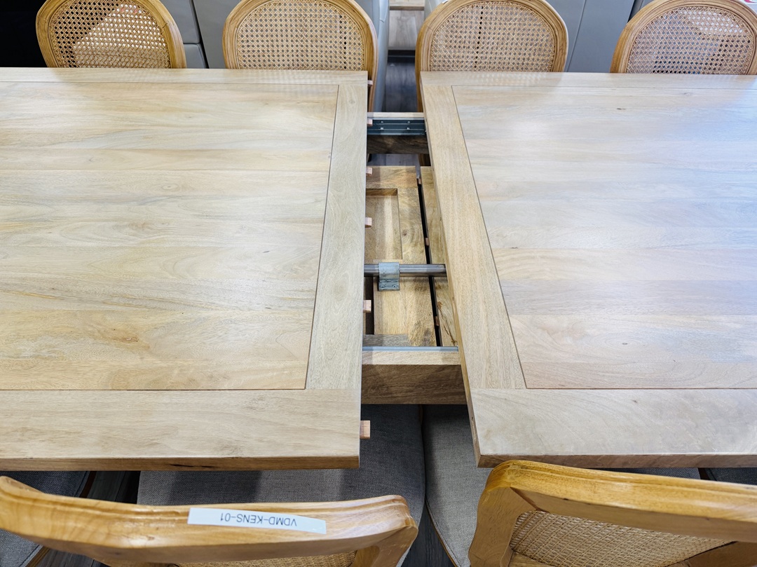 9pc Light Oak Extension Dining Setting 3