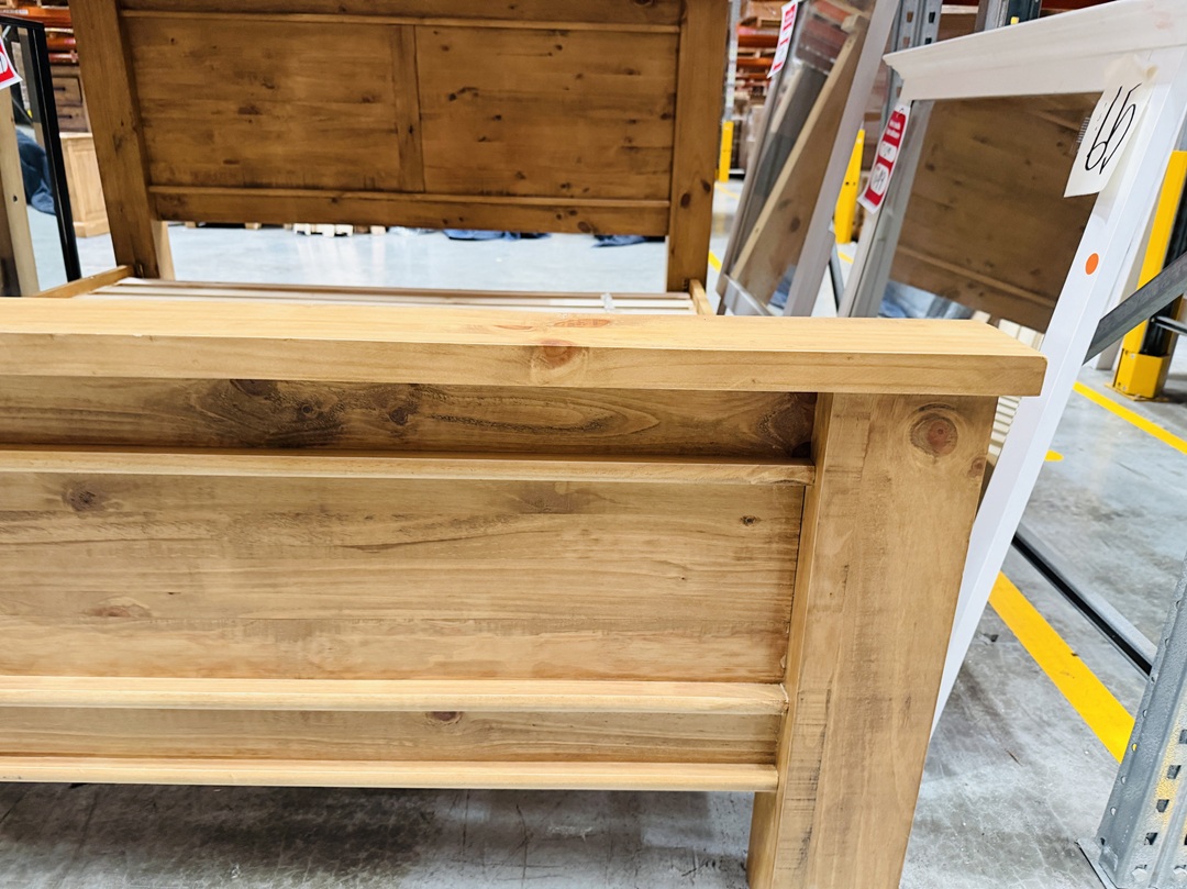 Chestnut Timber King Bed 4