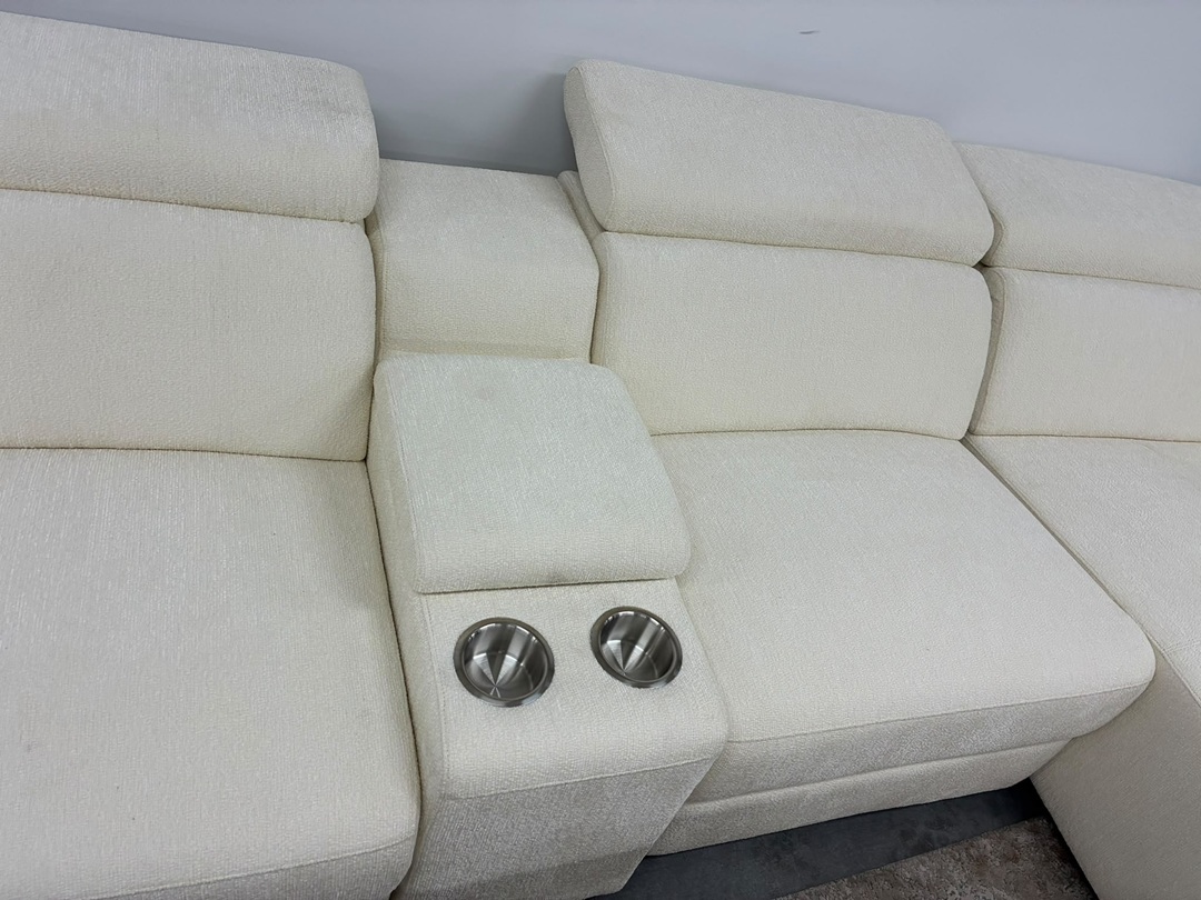 🛋️ Luciano Modular Fabric Lounge Suite – Beige
