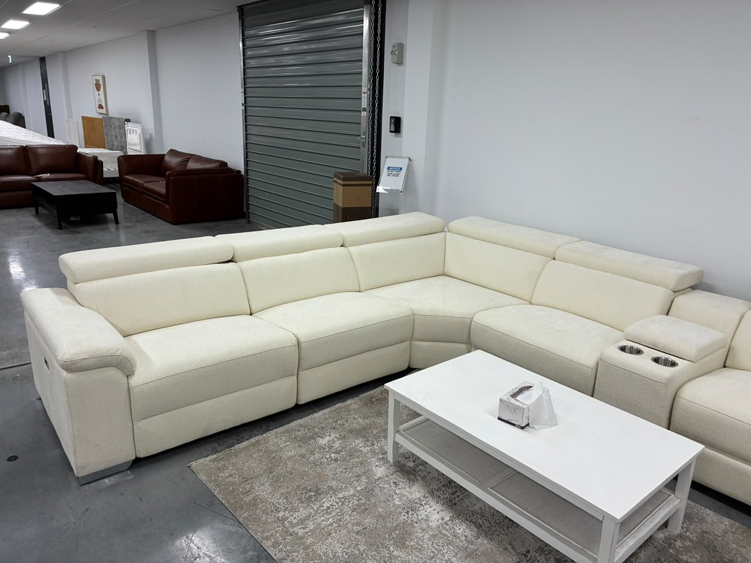🛋️ Luciano Modular Fabric Lounge Suite – Beige7