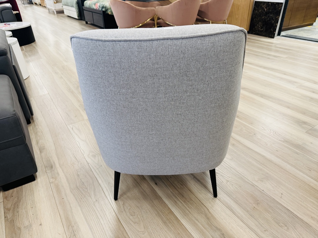 Light Grey Fabric Arm Chair 3