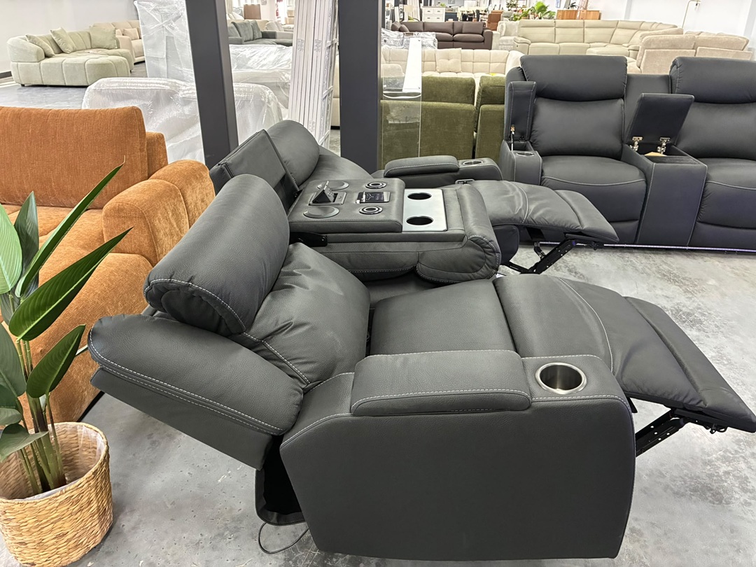 🎬 3+2+1 Electric Recliner Cinema – Black3