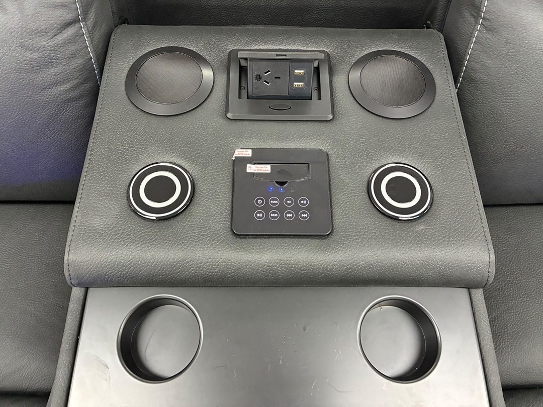 🎬 3+2+1 Electric Recliner Cinema – Black4
